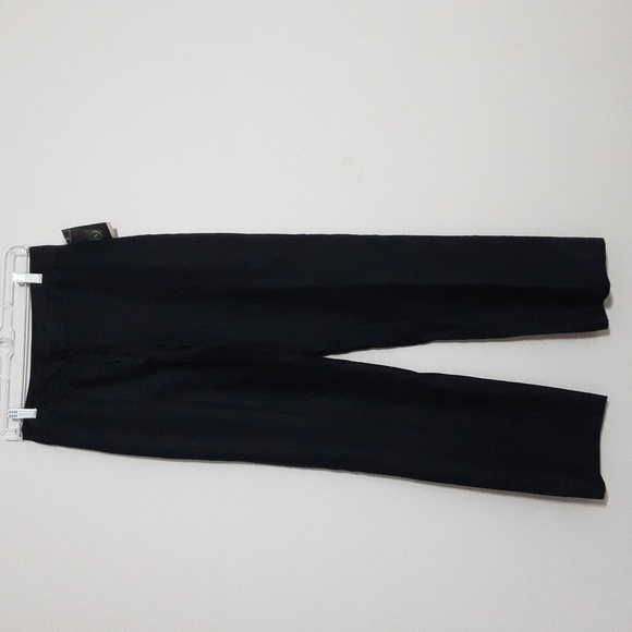 Merona Black Pants Trouser Straight Women 4 Linen Office Casual Vacation Cruise - Picture 6 of 6